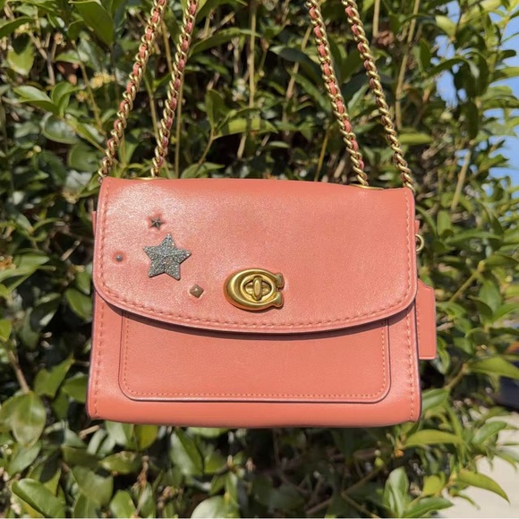 Coach Handbags - EUC Coach Parker 18 With Star Souvenir Pin 29392